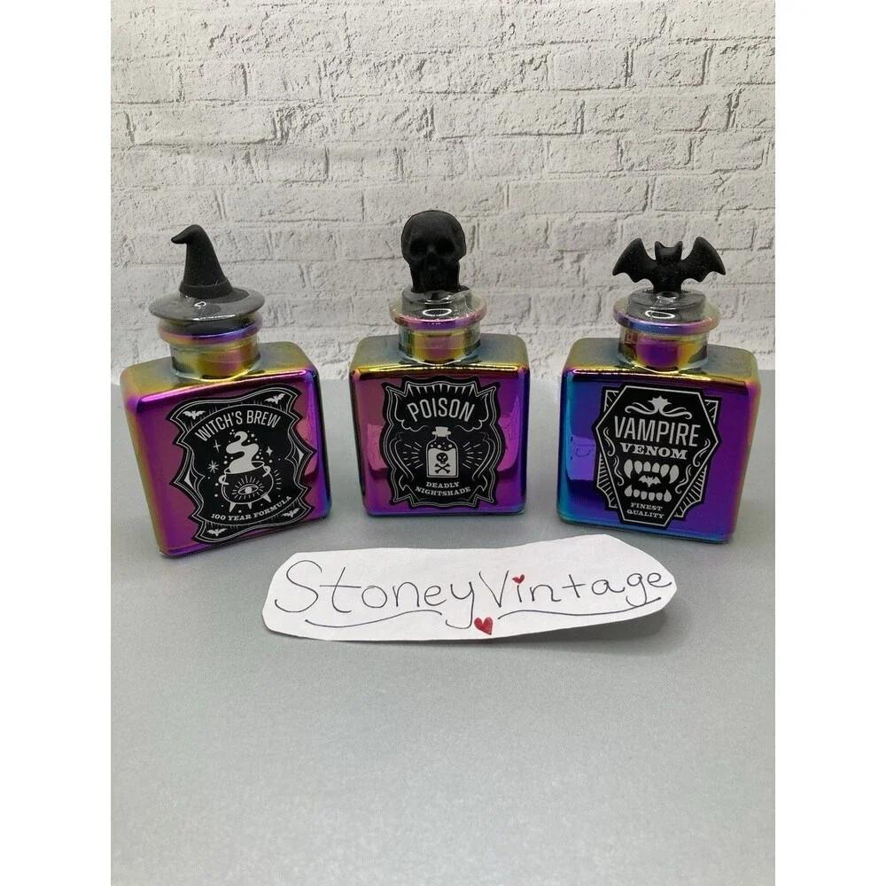 Target Bullseye Playground Halloween Iridescent Mini Potion Bottles Poison 2024